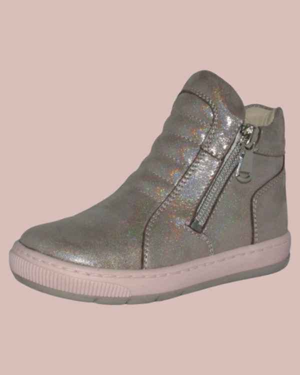 Pantofi de Tranziție – Szamos, cu Fermoar, Silver